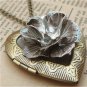 Steampunk Flower Locket Necklace Vintage Style Original Design