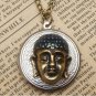 Steampunk Buddha Locket Necklace Vintage Style Original Design