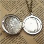 Steampunk Flower Locket Necklace Vintage Style Original Design