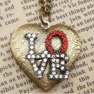 Steampunk Love Locket Necklace Vintage Style Original Design