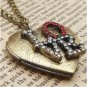 Steampunk Love Locket Necklace Vintage Style Original Design