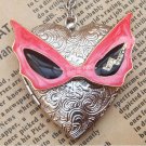 Steampunk Mask Locket Necklace Vintage Style Original Design