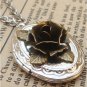 Steampunk Flower Locket Necklace Vintage Style Original Design