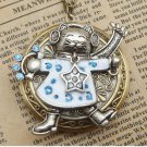 Steampunk Cat Locket Necklace Vintage Style Original Design