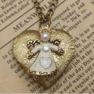 Steampunk Angel Locket Necklace Vintage Style Original Design