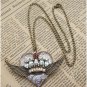 Steampunk Flying CrownLocket Necklace Vintage Style Original Design
