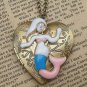 Steampunk Mermaid Locket Necklace Vintage Style Original Design