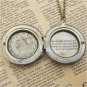 Steampunk Plant Locket Necklace Vintage Style Original Design