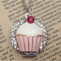 Steampunk Cake Locket Necklace Vintage Style Original Design