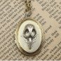 Steampunk Skull Locket Necklace Vintage Style Original Design