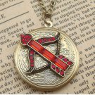 Steampunk Bow and Arrow Locket Necklace Vintage Style Original Design