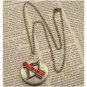 Steampunk Bow and Arrow Locket Necklace Vintage Style Original Design