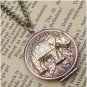 Handmade Steampunk Elephant Locket Necklace Vintage Style Original Design