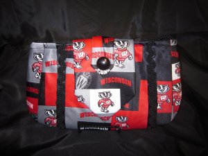 Wisconsin Badger Neck Tie Purse
