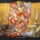 Gold leaf Neck Tie Purse