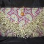 multi color tie purse