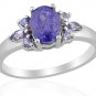 Tanzanite Ring in Sterling Silver (Size 7) Retail $149