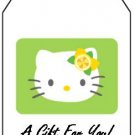 Hello Kitty Gift Tags - Set of 10 w/twine ties