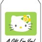Hello Kitty Gift Tags - Set of 10 w/twine ties