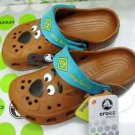 CROCS™ scooby-doo kids children brown shoe SZ:6C7-12C13