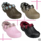 Crocs Blitzen LJ Plaid women's shoes sz;M4/W6-M7/W9
