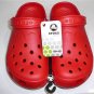 New Crocs&acirc;�&cent; BEACH CLOGS Red shoes Size: S M L XL