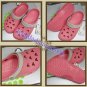 NEW CROCS&acirc;�&cent; mickey women's rose shoes SZ:M3/W5&US S/M/L