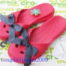 CROCS™ audrey red women's shoes Sz:W5-W8=EUR35-39