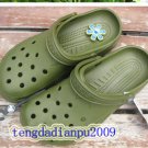 New Crocs™ beach clogs men's Army green shoes sz;XS S M L XL