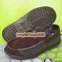 New CROCSâ„¢ linden coffee leather men's shoes sz:M7-M11