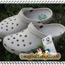 New Crocs BEACH CLOGS white men's shoes sz;XS S M L XL