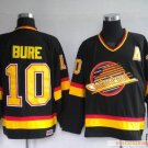 Wholesale - Hockey jerseys Vancouver Canucks 10# Bure Black  training clothes