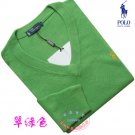 Wholesale Super round neck Men's Long Sleeve green Sweater
