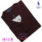 Wholesale Super poloo round neck Men's Long Sleeve wine Sweater