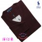 Wholesale Super poloo round neck Men's Long Sleeve wine Sweater