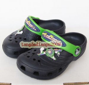 new CROCS&acirc;�&cent; navy blue boy's sandal shoes sz:EUR24-29