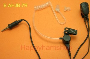 Covert tube Microphone Headset for Yaesu radio VX6R VX7R VX170 FT270R FT250R VX6