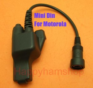 6pin Mini Din plug  Motorola radio HT1000 XTS5000 GP900