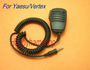 Handheld Speaker Mic for Yaesu Vertex HAM radio single pin with screw thread