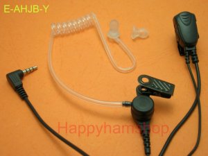 Surveillance Kit Headset for Yaesu handheld radio VX150 VX160 VX180 VX2R VX2R 3R