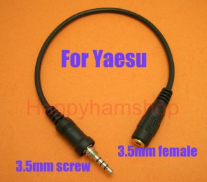 Adapter plug for Yaesu Yeasu Vertex VX-6R VX-7R VX-170