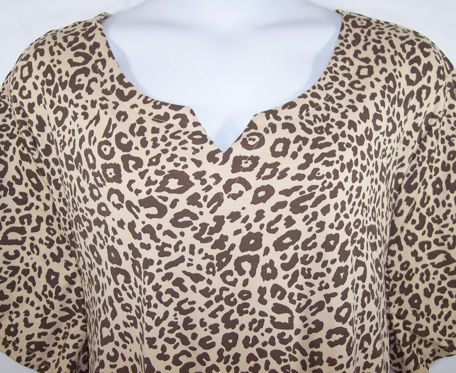 khaki animal print shirt
