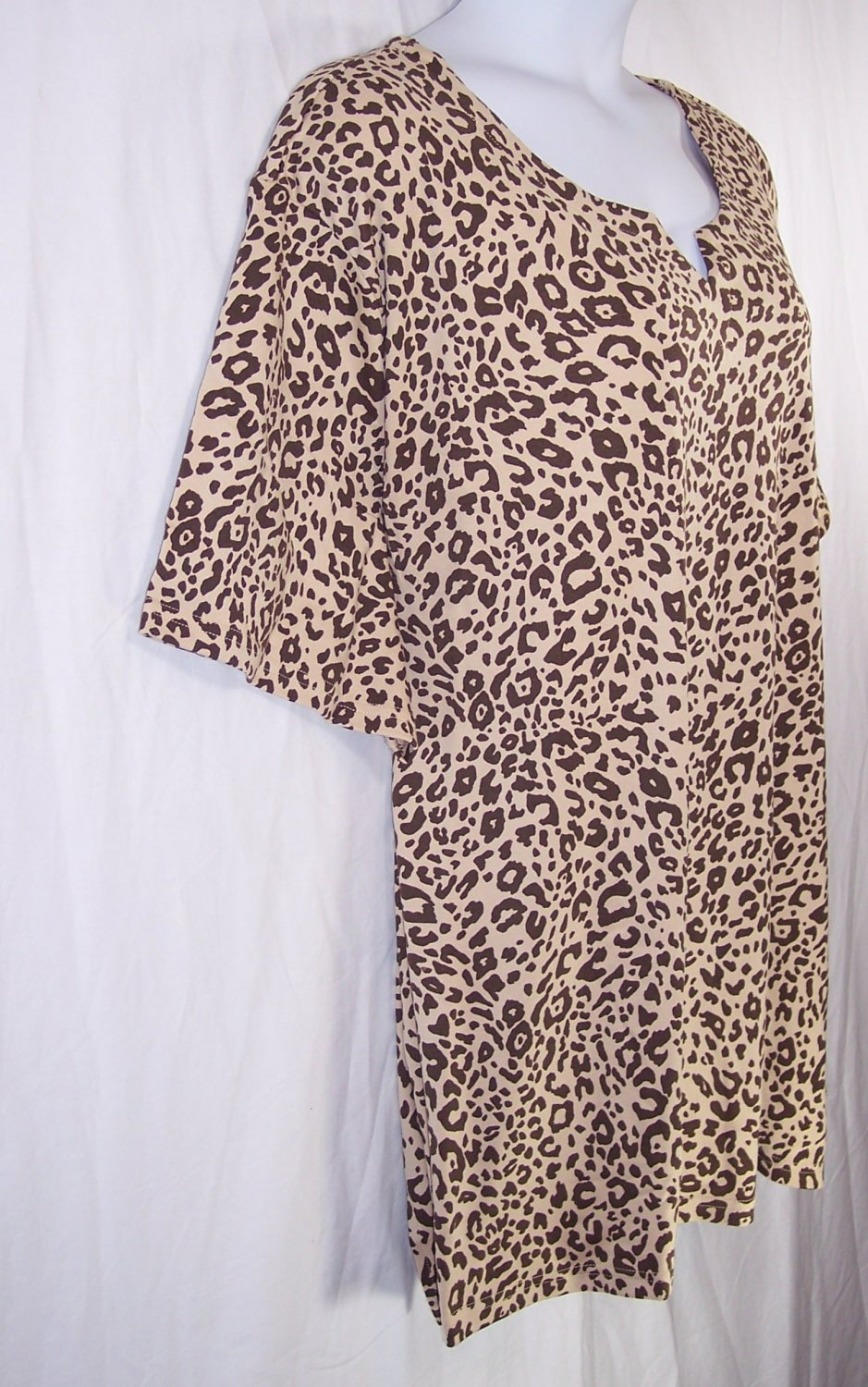khaki animal print shirt