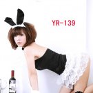 Free shipping Sexy Sheer Lace Costume Off Shoulder Sexy Rabbit Adult Costume Fancy Dress