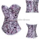 Free shipping sexy Brocade Gorgeous Corset Bustier Lingerie colorful