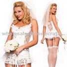 Free shipping sexy  bridal costume