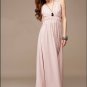 New Elegant Lady Woman’s Sexy Lace Back Deep-V Open Longuette Dress
