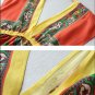Free shipping New Lady Women's Sexy Double Deep-V Open Textile Printing Dress Blouse