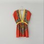 Free shipping New Lady Women's Sexy Double Deep-V Open Textile Printing Dress Blouse