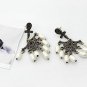 Vintage Ornate Retro Palace Style Pearl Drop Earrings Earring